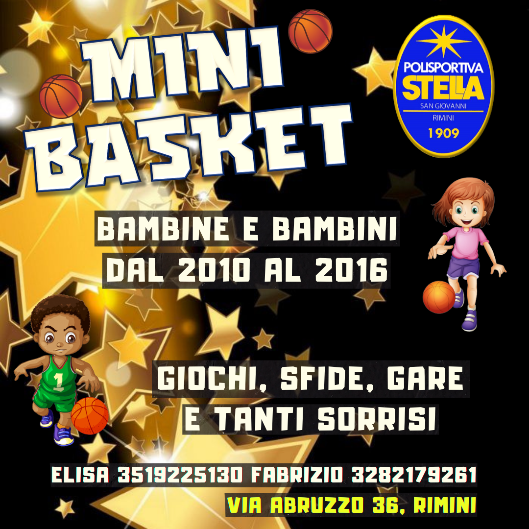 MINIBASKET – LA NUOVA STAGIONE STA PER INIZIARE