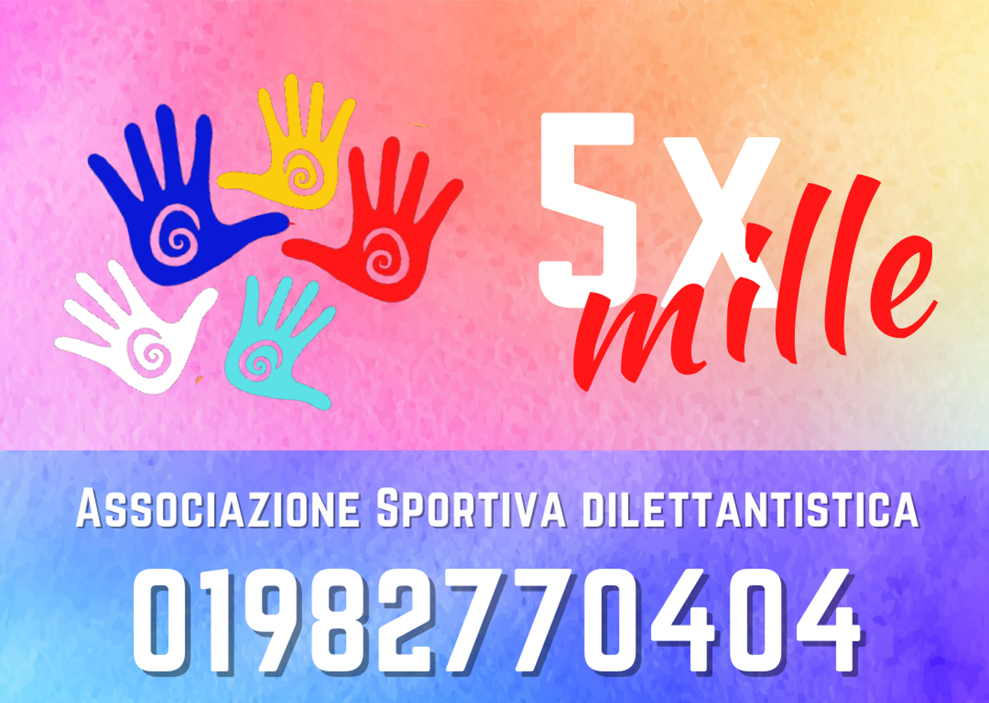 5 X MILLE – A TE NON COSTA NULLA PER NOI È FONDAMENTALE