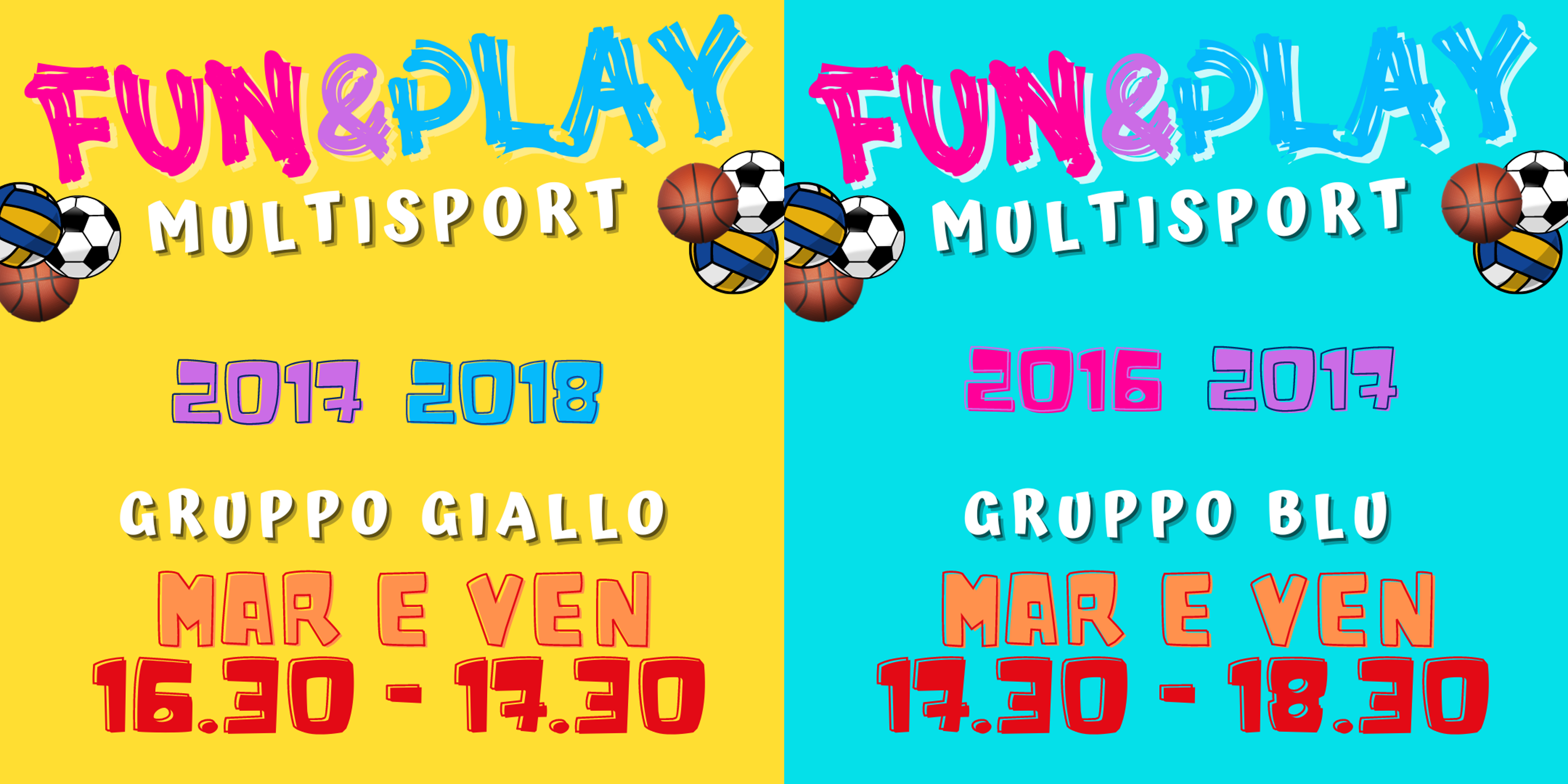 FUN&PLAY MULTISPORT – ISCRIZIONI CHIUSE