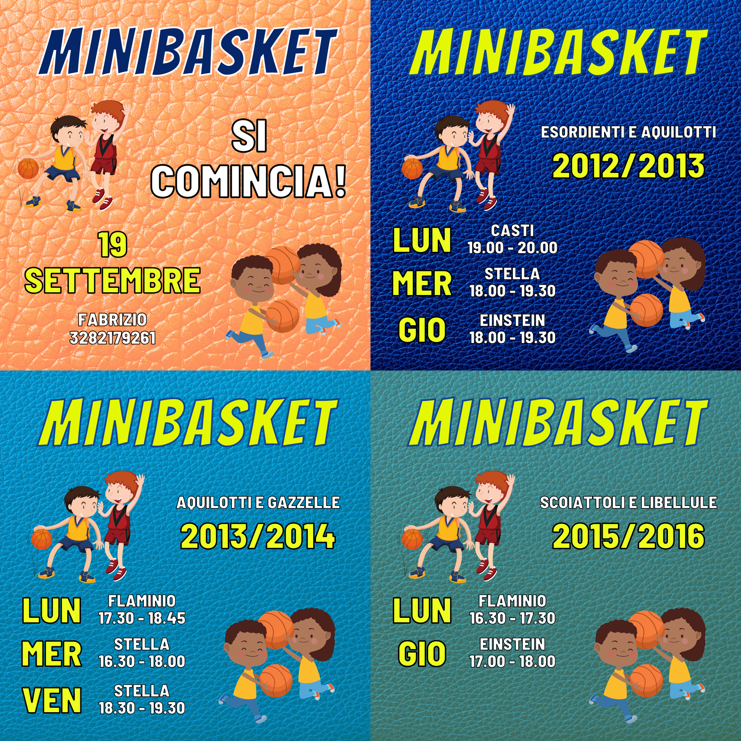 MINIBASKET – SI COMINCIA